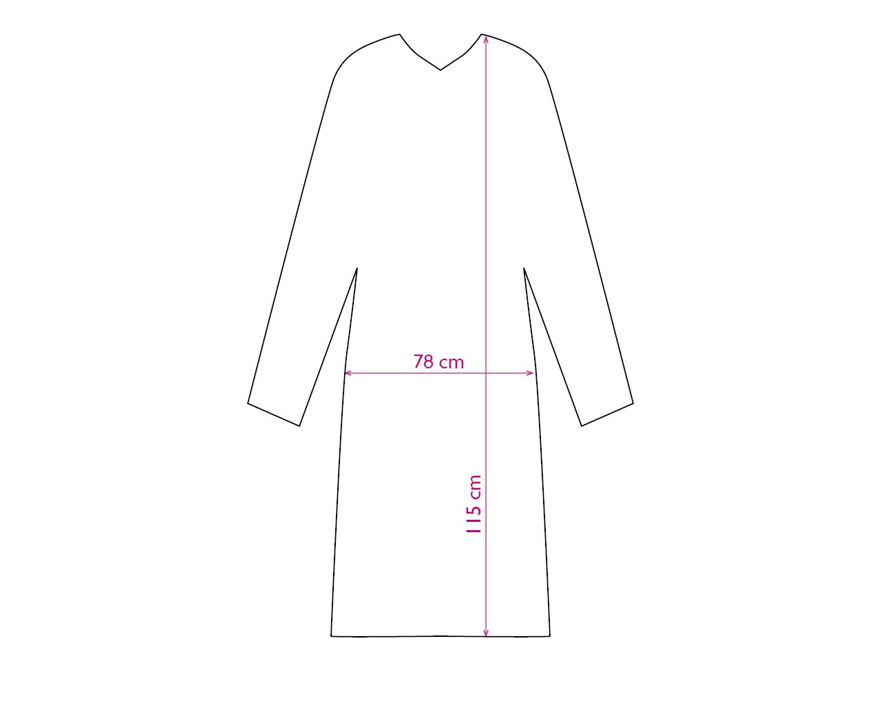 NANO Air Kimono | violetto | Chiusura bottone a pressione